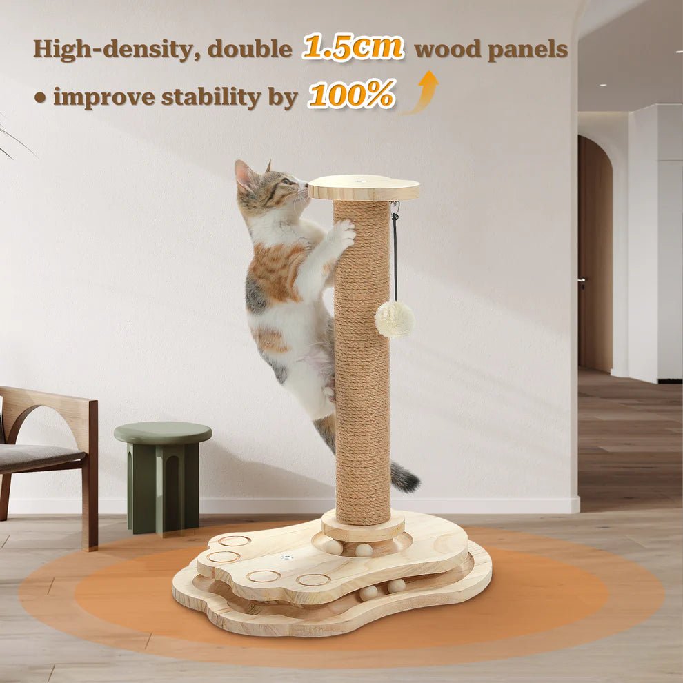 Kitty Interactive Turntable - Self - Amusement Toy - House Of Pets Delight (HOPD)