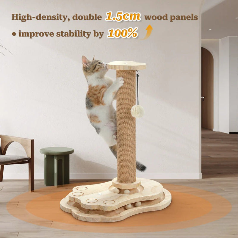 Kitty Interactive Turntable - Self - Amusement Toy - House Of Pets Delight (HOPD)