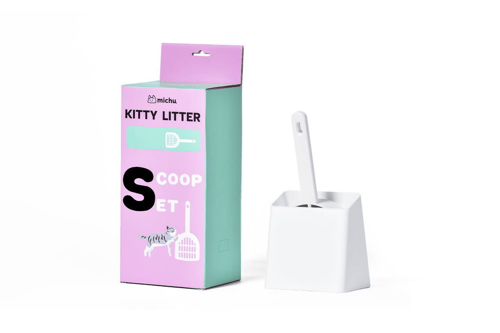 Long - Handle Cat Litter Scoop White - House Of Pets Delight (HOPD)