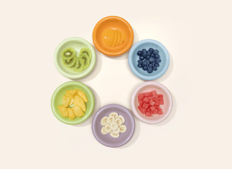 Marshmallow Ceramic Cat Bowl – Anti - Whisker Fatigue Wide Shallow Design - Sky - House Of Pets Delight (HOPD)