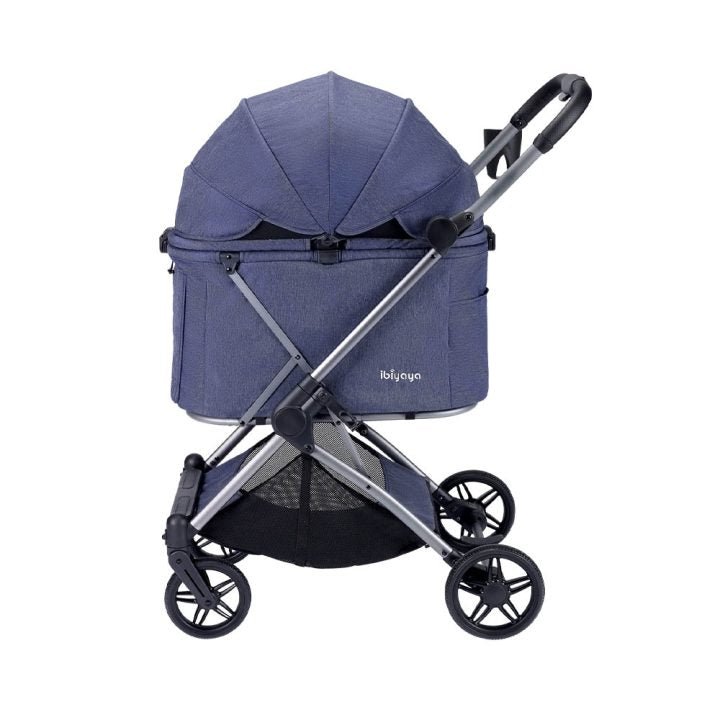 Maxi Deep Carriage Pet Stroller Lightweight and Collapsible - Royal Blue - House Of Pets Delight (HOPD)