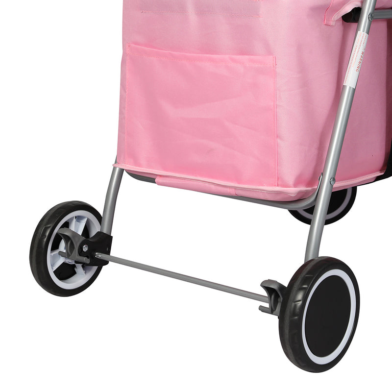 Haustierbuggy Travel 4 Räder Schwarz