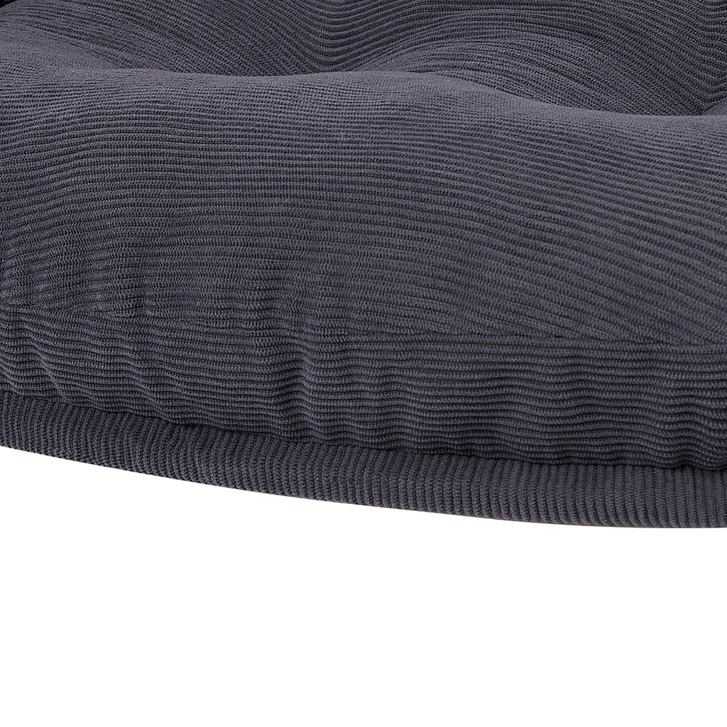 Plush Elevated Pet Sofa Bed - Grey