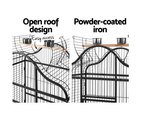 Pet Bird Cage 168CM Large Travel Stand - House Of Pets Delight (HOPD)