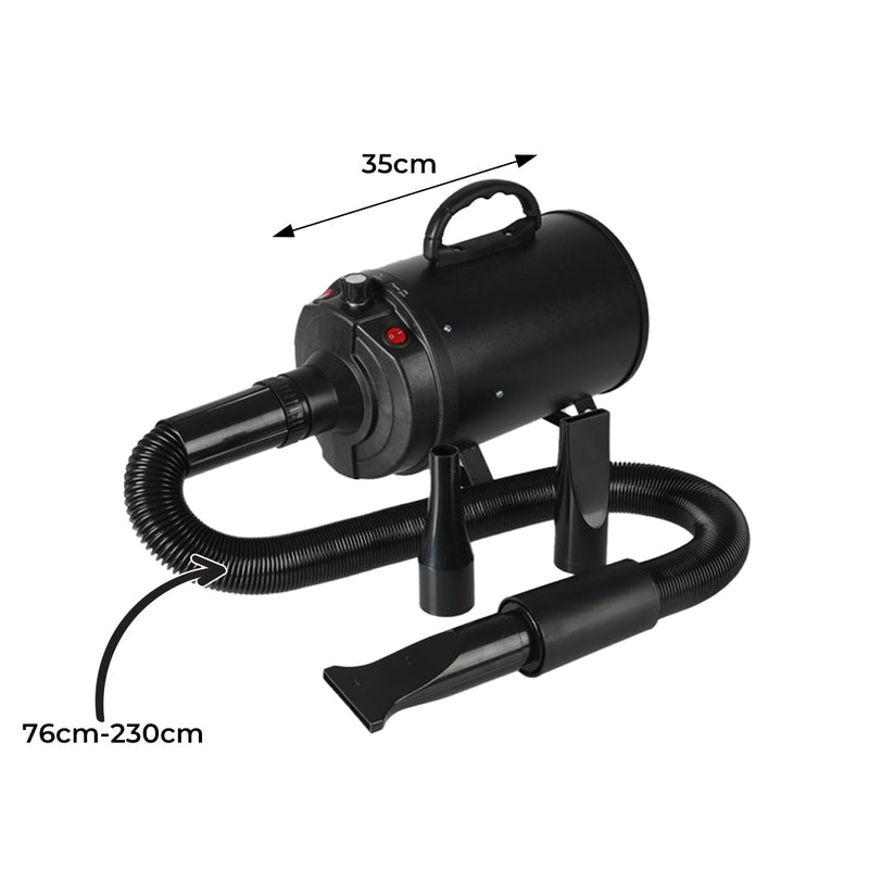 Pet Grooming Hair Dryer 2800W - Low Noise Dog & Cat Blower - House Of Pets Delight (HOPD)