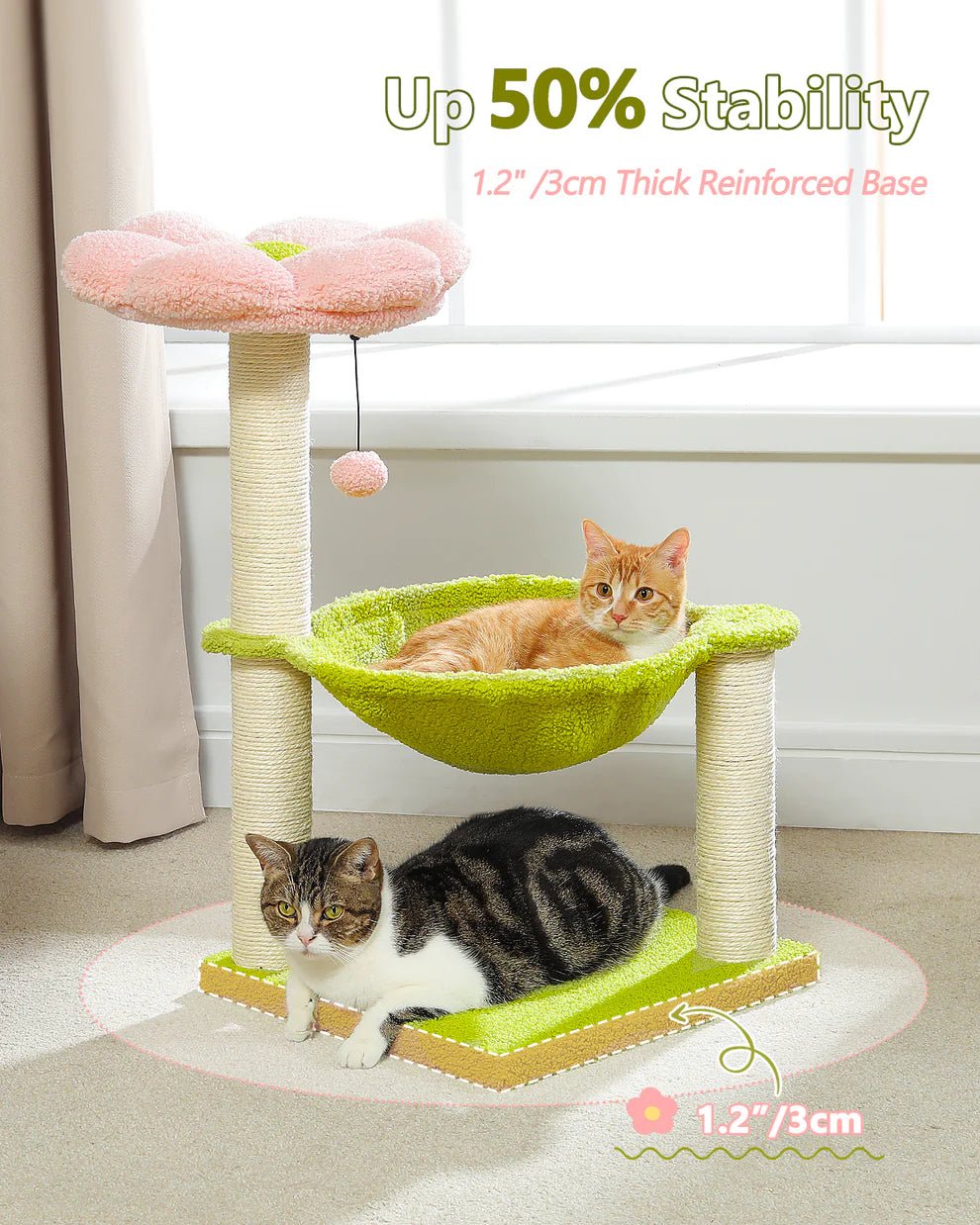 Pink Bubblegum Cat Hammock Bed - House Of Pets Delight (HOPD)