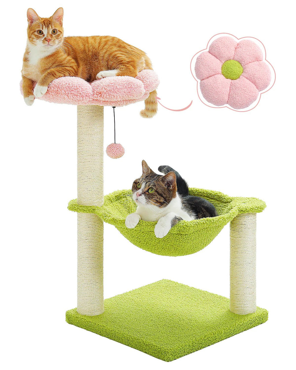Pink Bubblegum Cat Hammock Bed - House Of Pets Delight (HOPD)