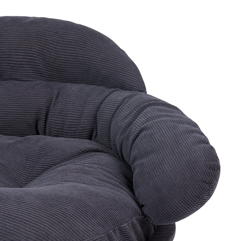Plush Elevated Pet Sofa Bed - Grey - House Of Pets Delight (HOPD)