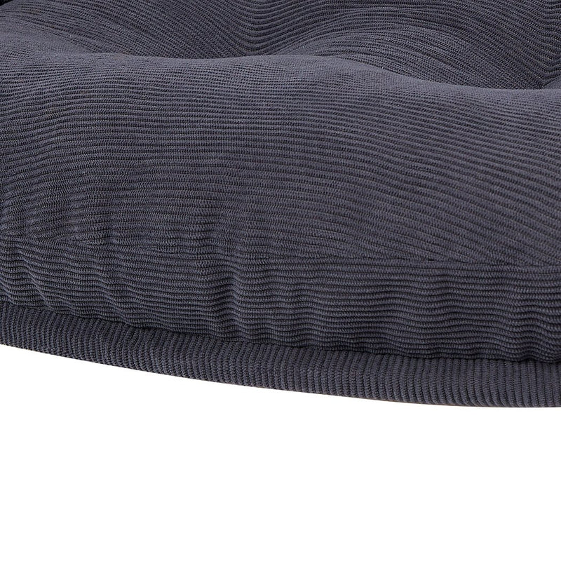 Plush Elevated Pet Sofa Bed - Grey - House Of Pets Delight (HOPD)