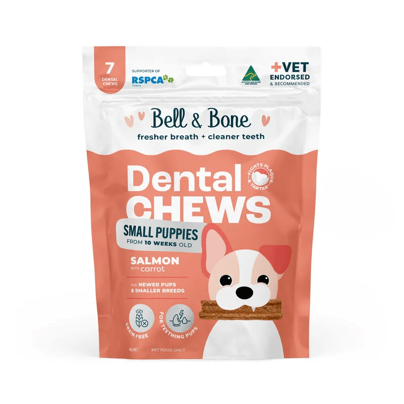 Puppy Dental Chews - Salmon and Carrot - House Of Pets Delight (HOPD)