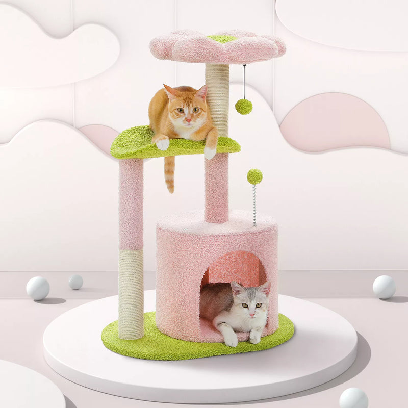 Spring Flower Cat Condo - 84cm