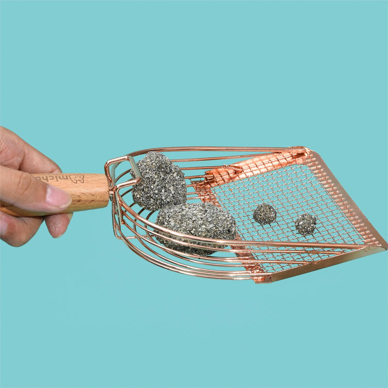 Stainless Steel Clay Cat Litter Scoop - House Of Pets Delight (HOPD)