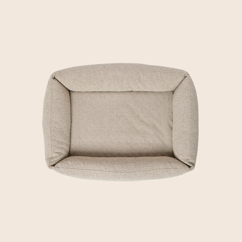 The Boucle Nest Dog Bed - Oat - House Of Pets Delight (HOPD)