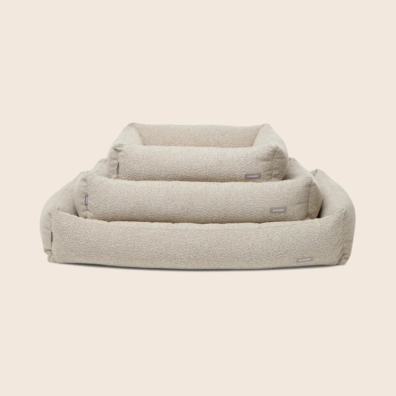 The Boucle Nest Dog Bed - Oat - House Of Pets Delight (HOPD)