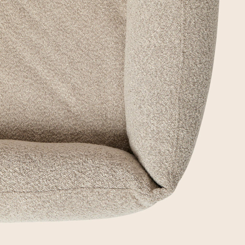 The Boucle Nest Dog Bed - Oat - House Of Pets Delight (HOPD)