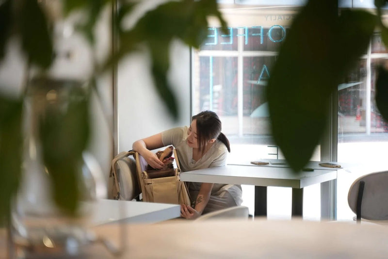 The Loafer Pet Backpack Carrier - Macchiato Beige - House Of Pets Delight (HOPD)