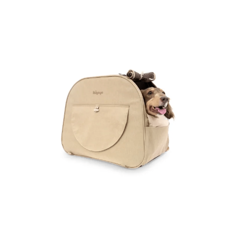 The Loafer Pet Backpack Carrier - Macchiato Beige - House Of Pets Delight (HOPD)