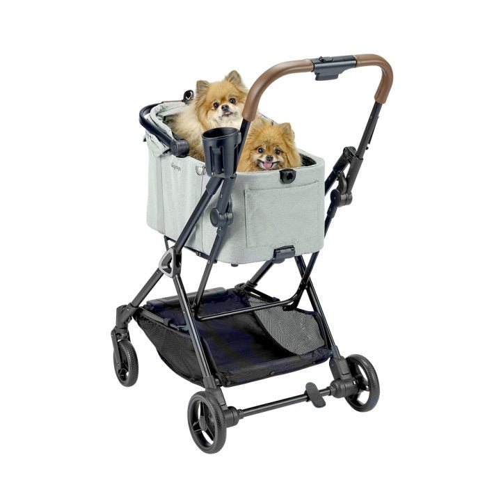 Tinker Small Detachable Pet Stroller with Cup Holder – Sage Green - House Of Pets Delight (HOPD)