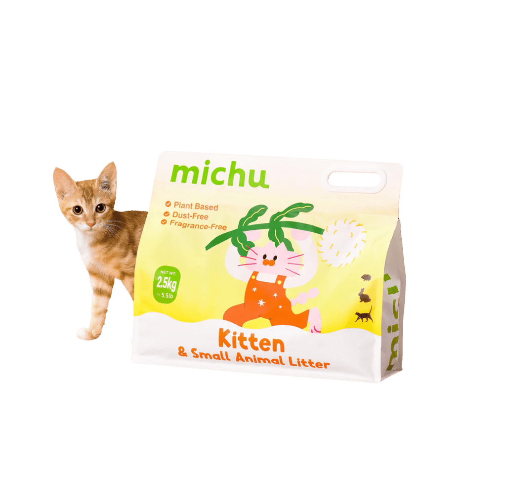 Tofu Cat Litter for Kittens and Small Animals, Natural Crushed Formula, Plant - Based & Safe if Ingested 2.5kg/6L - House Of Pets Delight (HOPD)