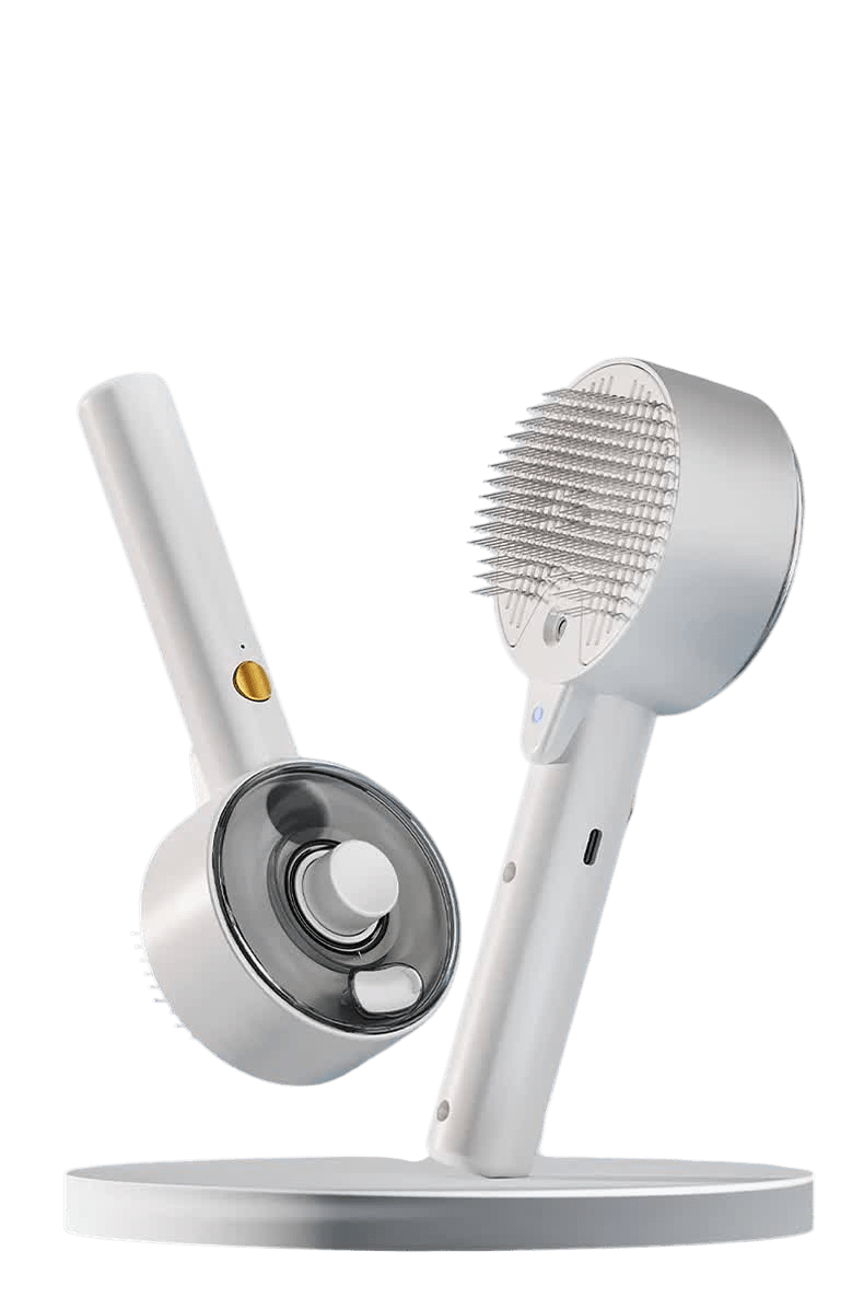 UVC Sterilizer & Mist Spray Rechargeable Pet Grooming Brush - House Of Pets Delight (HOPD)