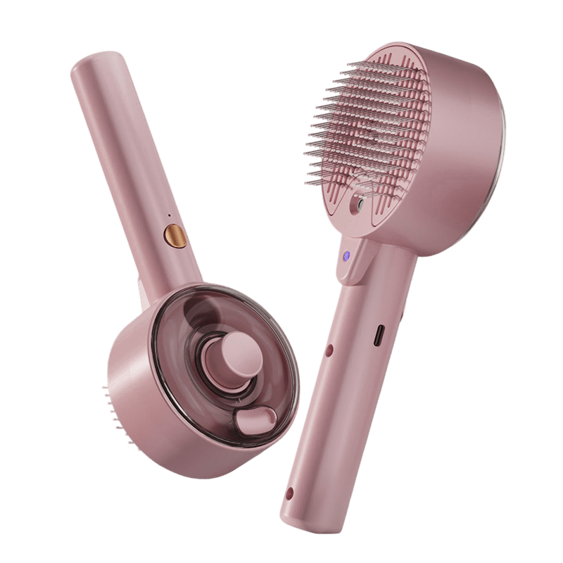 UVC Sterilizer & Mist Spray Rechargeable Pet Grooming Brush - House Of Pets Delight (HOPD)