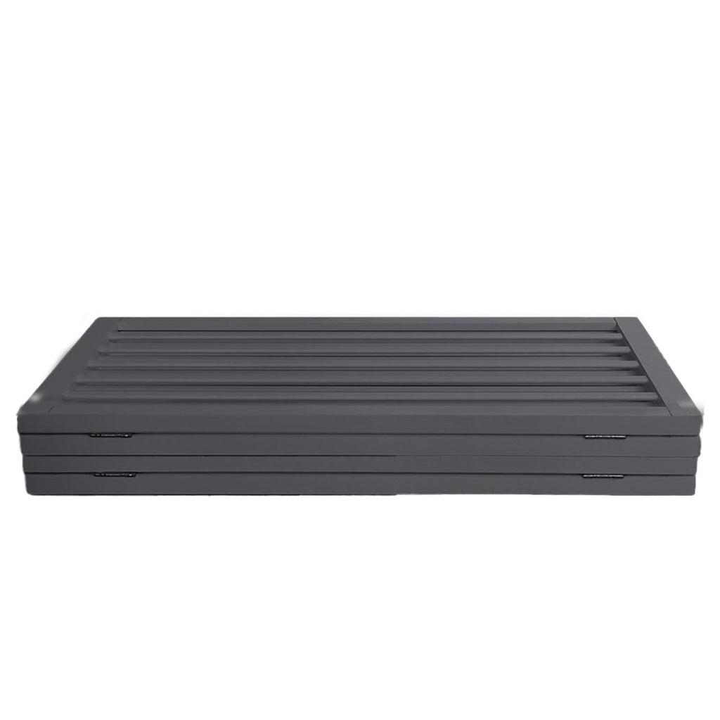 Wooden Retractable Pet Gate Dog Fence Barrier 4 Panel Grey - House Of Pets Delight (HOPD)