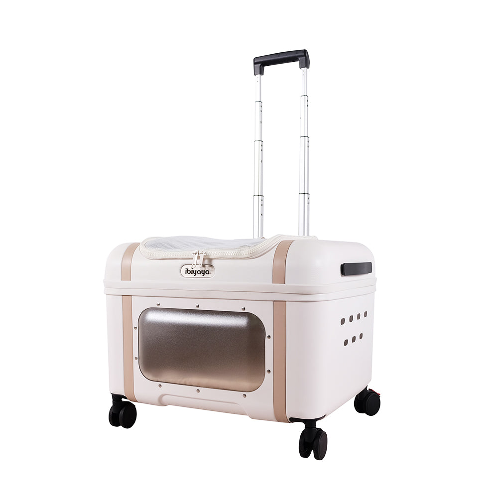 Lavada Pet Transport Luggage – White Mocha-Ibiyaya