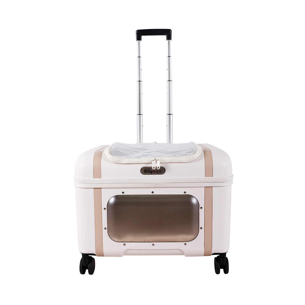 Lavada Pet Transport Luggage – White Mocha-Ibiyaya