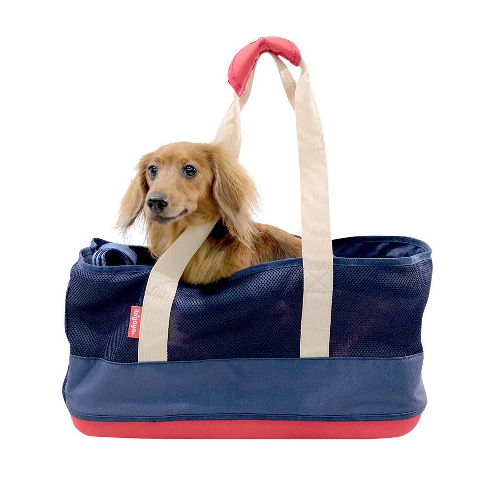 Light Pet Carrier with Hardshell Base for Dachshunds & Long Pets-House of Pets Delight
