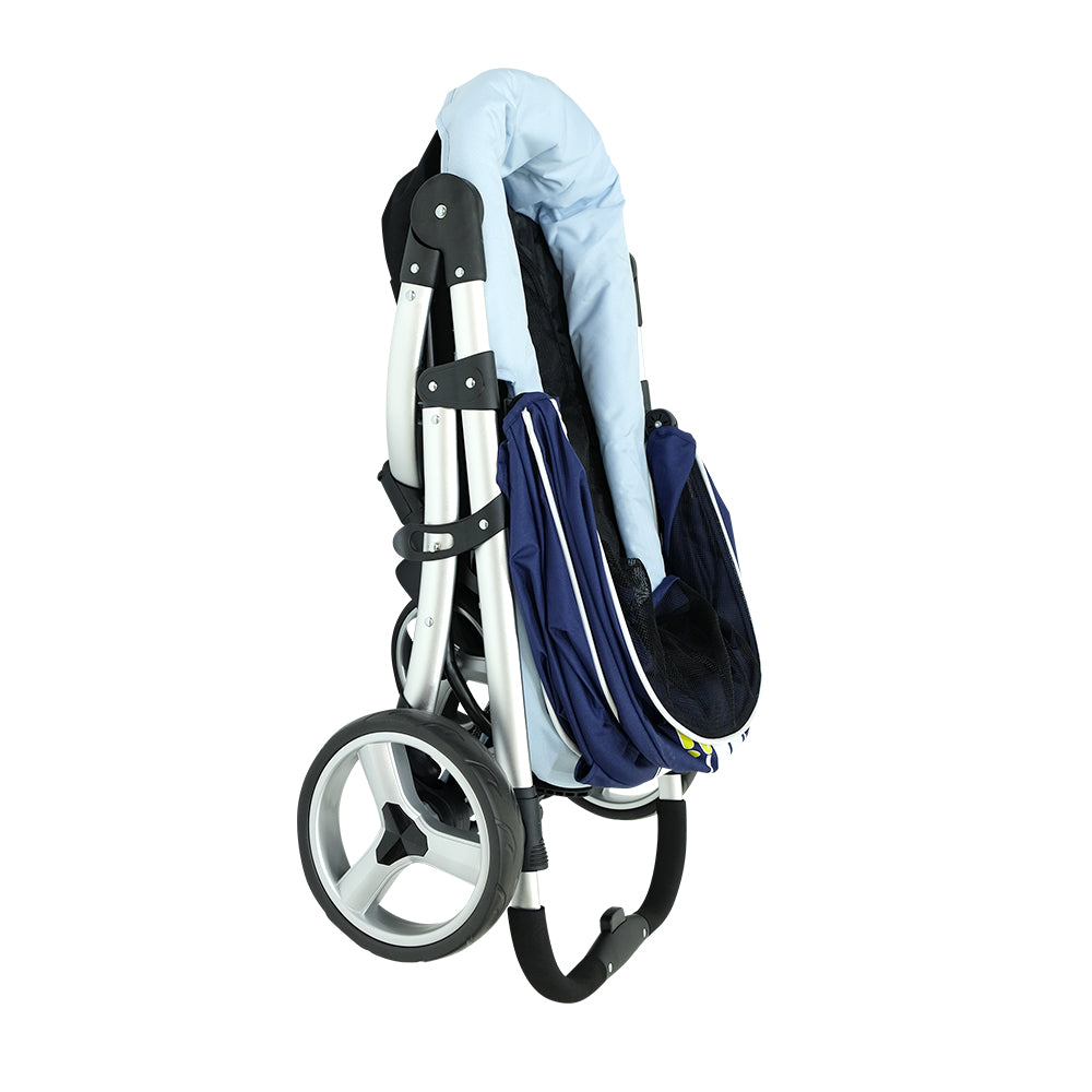 Elegant Retro I Dog Stroller - Navy Blue
