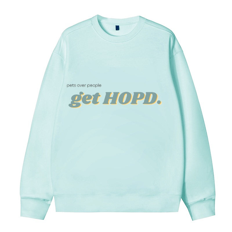 HOPD Unisex Apparel Round Neck Sweater - Pets over people