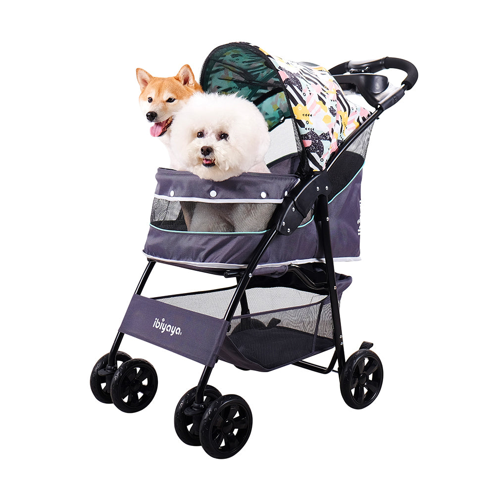 Cloud 9 Pet Stroller for Cats & Dogs up to 20kg - Mint Green-Ibiyaya
