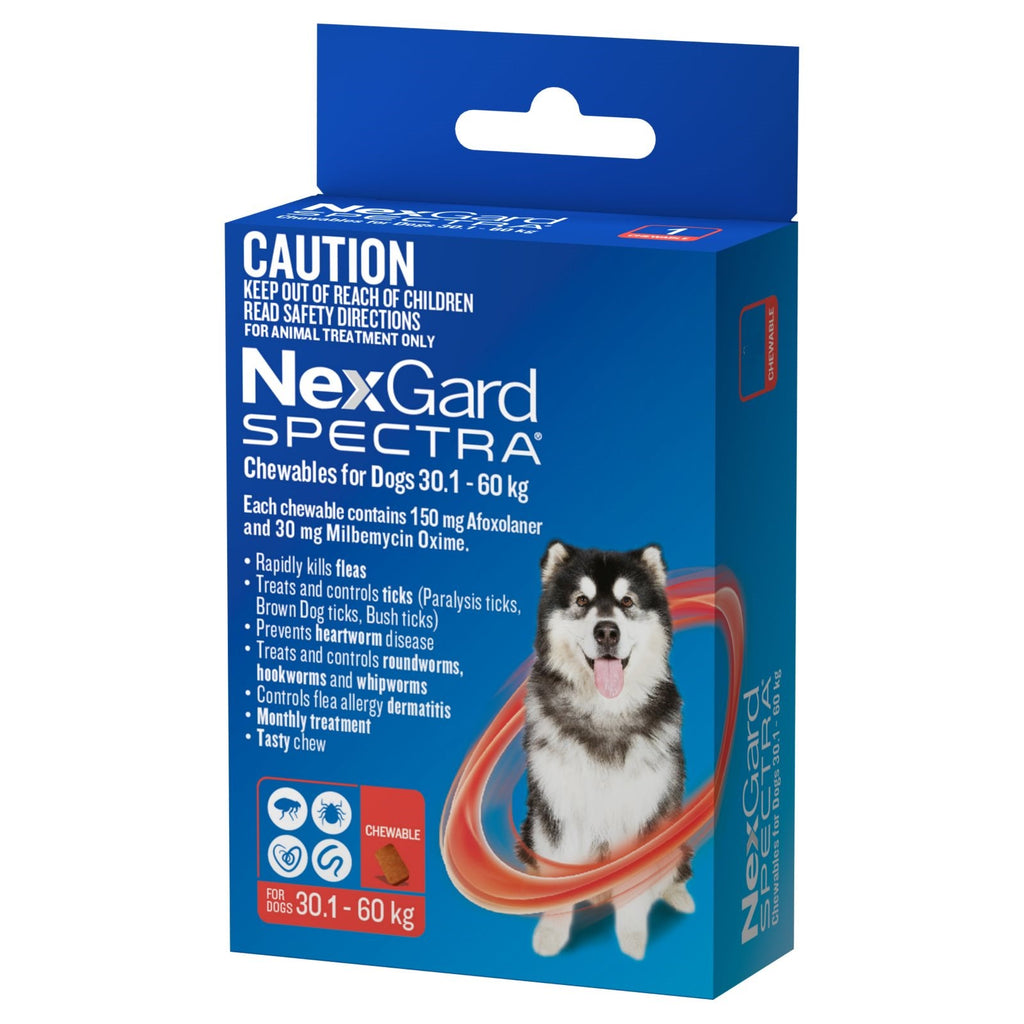 Nexgard Spectra 6 Pack 30.1-60kg - House of Pets Delight
