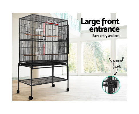 Large Bird Cage with Perch-House of Pets Delight