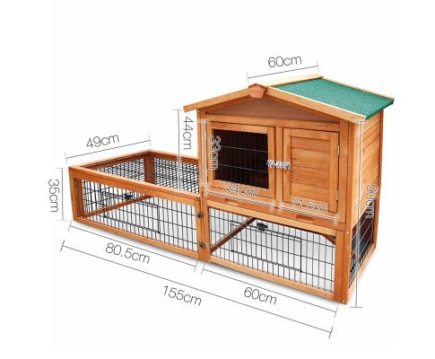 Pet 155cm Tall Wooden Pet Coop - House of Pets Delight