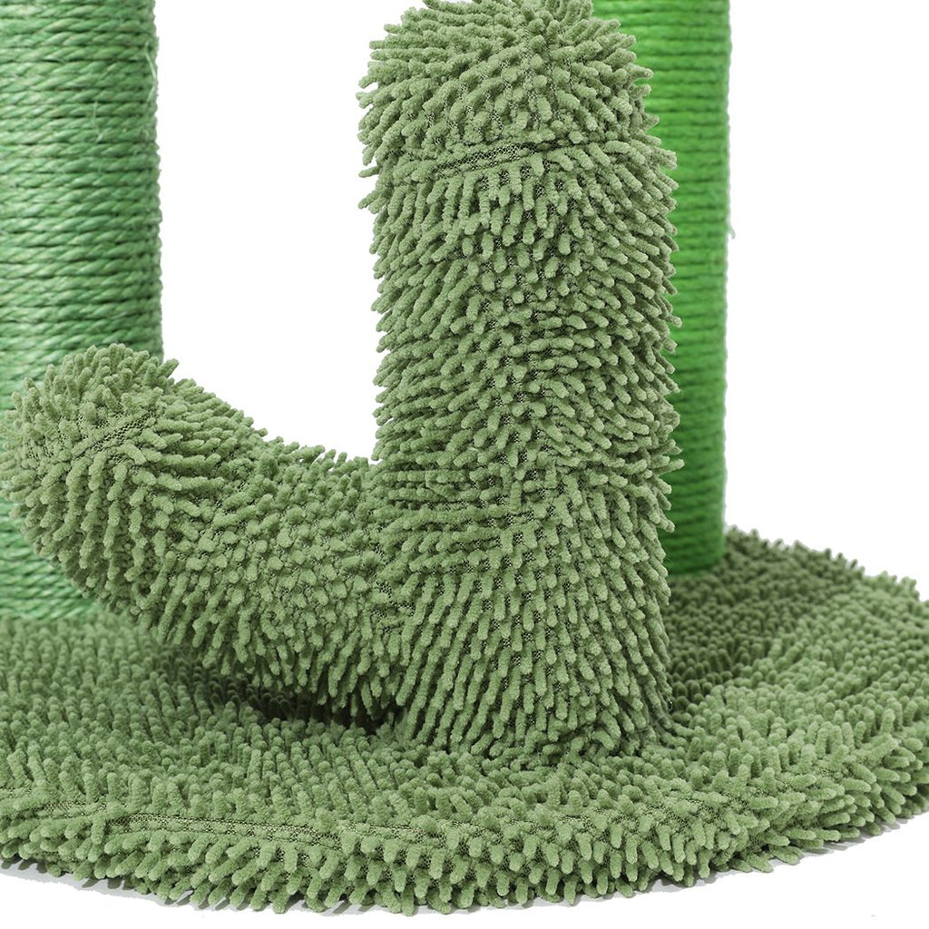 Cactus Cat Scratching Post Tree Pole - Green