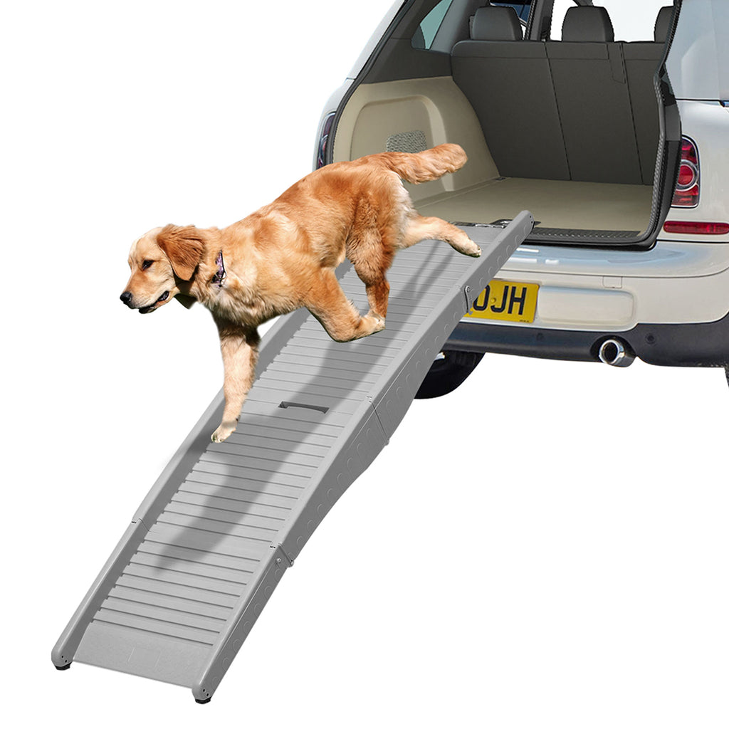 Travel Foldable Portable Lightweight Dog Ramp - Grey