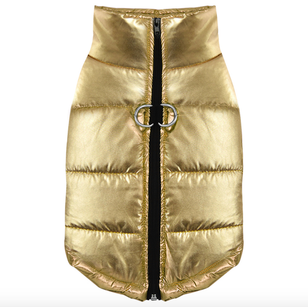 Gloss Dog Vest in Goldie