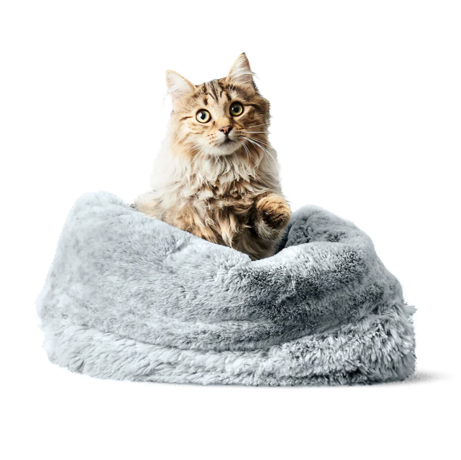 The Cat Bed Silver Fox - Convertible & Reversible