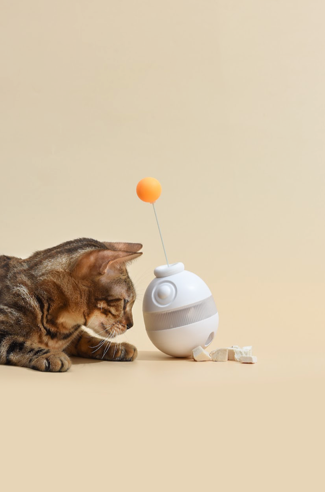Interactive Cat Treat Dispenser Tumbler Toy
