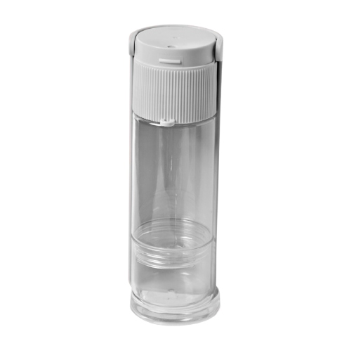 Ribbed Portable Pet Bottle in White