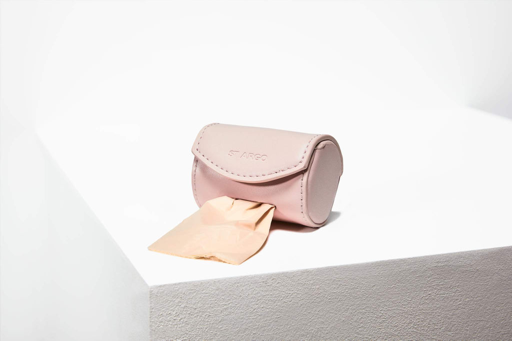 Poop Bag Holder - Pale Pink-St Argo