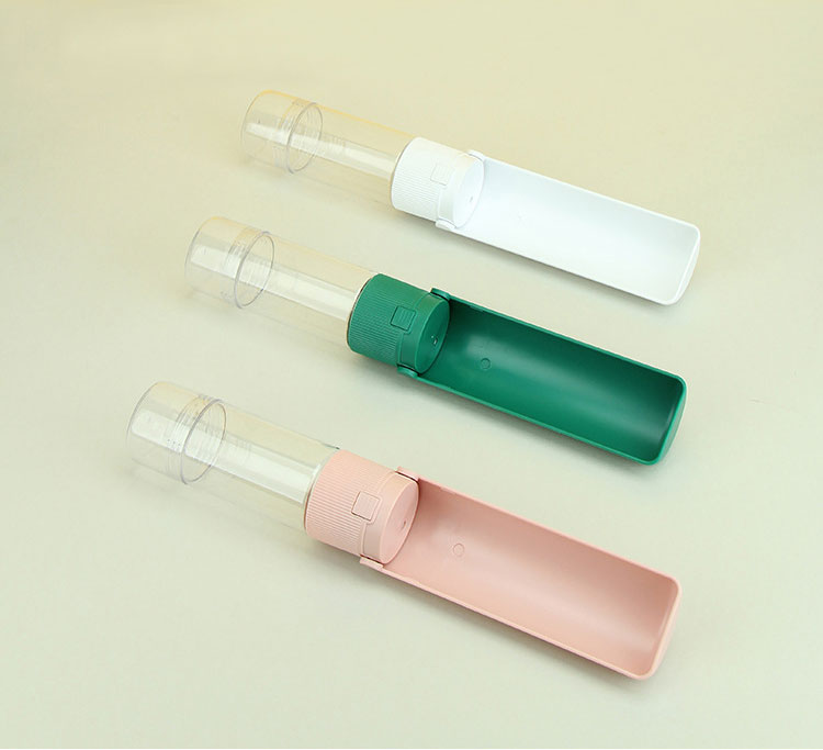 Ribbed Portable Pet Bottle in Pink