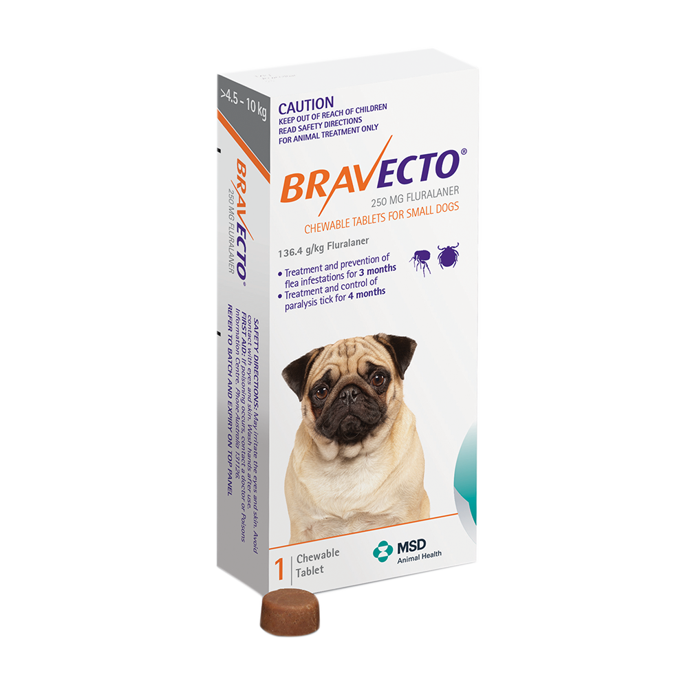 Bravecto for Small Dogs 4.5 - 10kgs