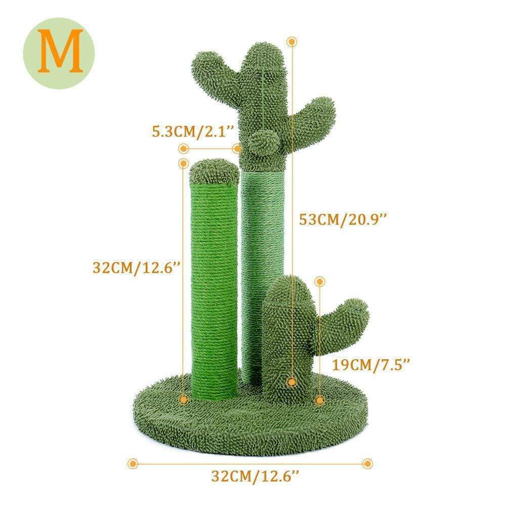 53CM Cactus Cat Scratching Post Tree Pole-House of Pets Delight