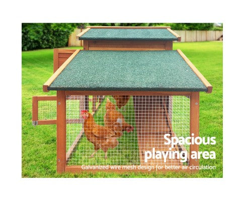 2 Storey Wooden Hutch Coop-House of Pets Delight