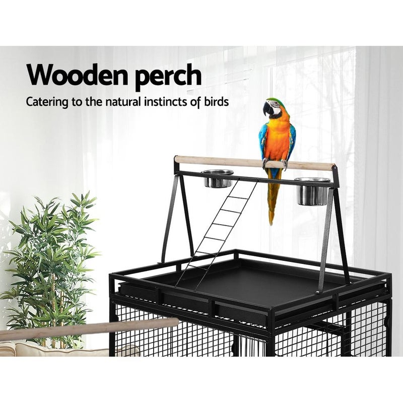 Pet Bird Cage with Perch-House Of Pets Delight