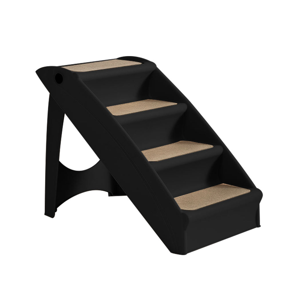 Foldable & Washable Pet Stairs Ramp - Black-House of Pets Delight