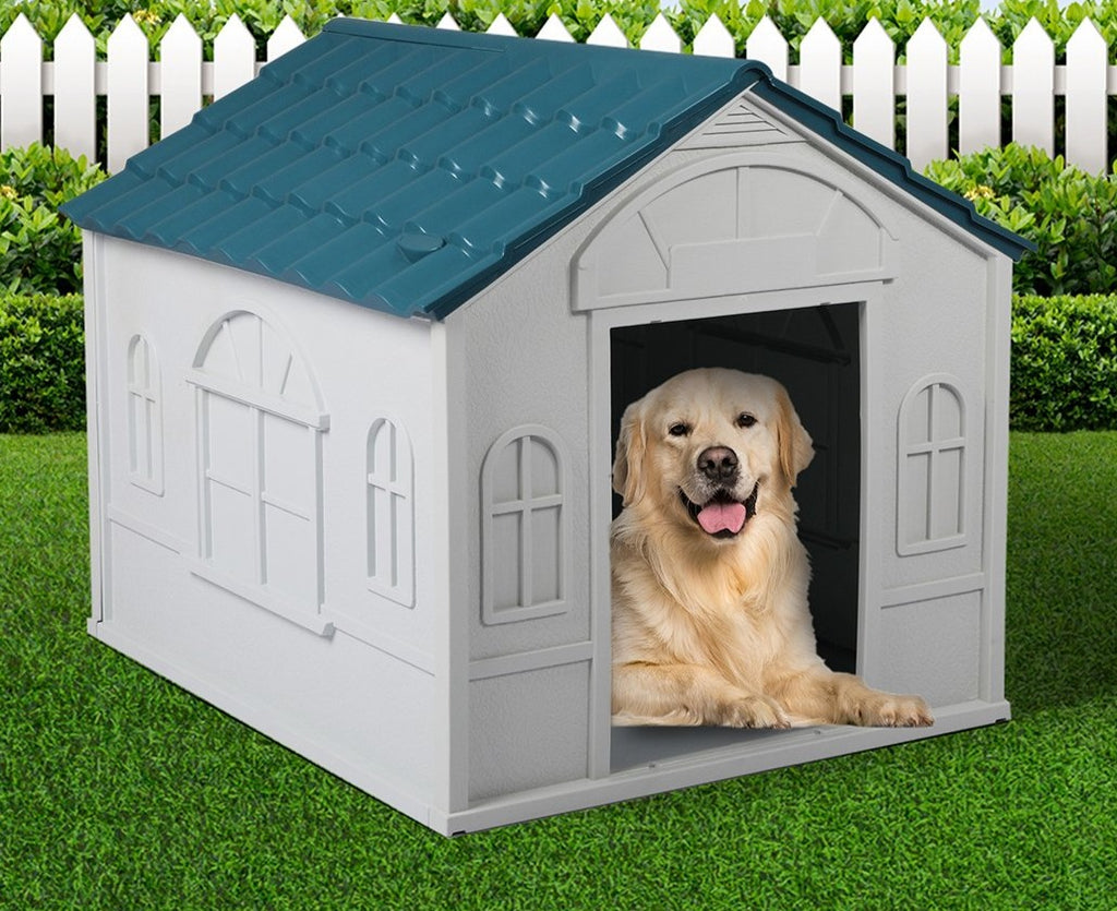 Weatherproof Garden Dog Kennel-Pawz