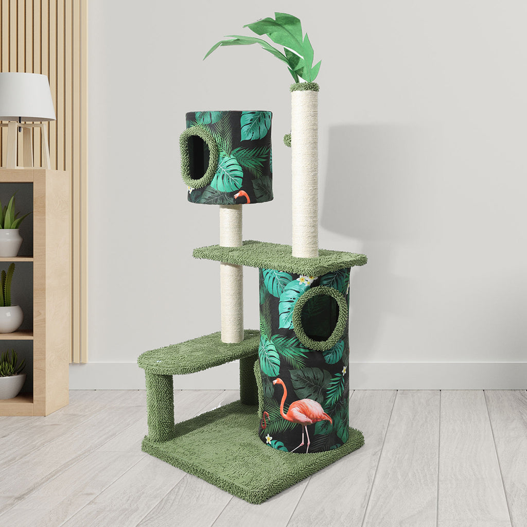 The Tropical Cat Tower Condo-Pawz